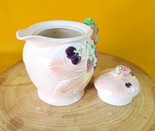 Load image into Gallery viewer, c1940’s Avon Ware Fruit Design Porcelain Embossed Teapot English Country Garden vines