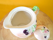 Load image into Gallery viewer, c1940’s Avon Ware Fruit Design Porcelain Embossed Teapot English Country Garden vines