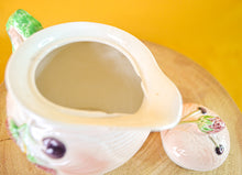 Load image into Gallery viewer, c1940’s Avon Ware Fruit Design Porcelain Embossed Teapot English Country Garden vines