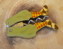 Load image into Gallery viewer, Copy of An Enamelled Metal Novelty Corkscrew in the Form of Jockey Player Legs, 9cm high