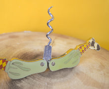 Load image into Gallery viewer, Copy of An Enamelled Metal Novelty Corkscrew in the Form of Jockey Player Legs, 9cm high