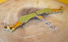 Load image into Gallery viewer, Copy of An Enamelled Metal Novelty Corkscrew in the Form of Jockey Player Legs, 9cm high