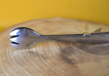 Load image into Gallery viewer, Vintage Chrome Salad Grabber Tongs , Kitchen Utensil, Made In England