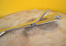 Load image into Gallery viewer, Vintage Chrome Salad Grabber Tongs , Kitchen Utensil, Made In England