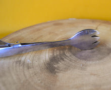 Load image into Gallery viewer, Vintage Chrome Salad Grabber Tongs , Kitchen Utensil, Made In England