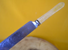 Load image into Gallery viewer, Cathedral Cutlery Robert F Wilding & Co Bread Knife, Vintage Plastic Cream Handle Kitchen Knife