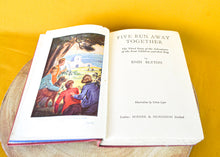 Load image into Gallery viewer, Five Run Away Together by Enid Blyton hardback book children's 1955 , Vintage Children Story Book