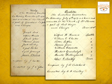 Load image into Gallery viewer, 5 x Printable Ledger Paper, Church Orchestra Band Player Record Pages, Instant Digital Download