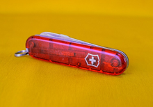 Load image into Gallery viewer, Victorinox Swiss Army Pocket Knife Multi Tool , Jelly Red