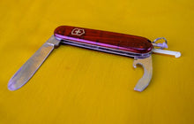 Load image into Gallery viewer, Victorinox Swiss Army Pocket Knife Multi Tool , Jelly Red