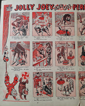 Load image into Gallery viewer, Vintage Circus Print – Jolly Joey and His Performing Pets Double Page Book Plate | 50.5 x 35 cm | An
