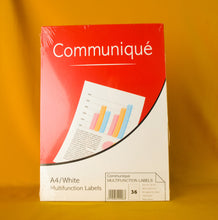 Load image into Gallery viewer, Antalis Communique Multifunction Labels A4 White - 48.9mm x 29.6mm - 3600 Labels
