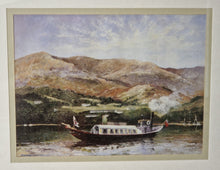 Load image into Gallery viewer, Vintage Print Picture In Wooden Frame: The Gondola Coniston By Cameo Sutton Coldfield Dennis Harper
