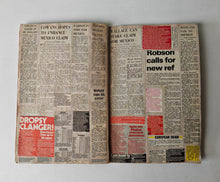 Load image into Gallery viewer, Vintage Sports Scrapbook - Classic Football Articles and Photos from the 1980s
