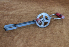 Load image into Gallery viewer, Vintage Rotary Hand Whisk Egg Whisk Hand Beater Mixer Red Wooden Handle Skyline Retro
