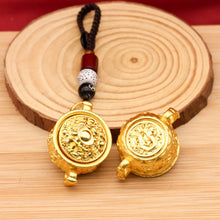 Load image into Gallery viewer, Chinese Style Zodiac Cornucopia Keychain Rotatable Special Pattern Chinese Style Lucky Pendant Crafts Exquisite

