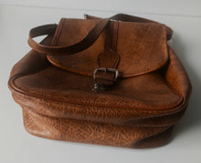 Load image into Gallery viewer, Vintage 1970s Brown Faux Leather Satchel Shoulder Bag Briefcase Retro Unisex
