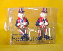 Load image into Gallery viewer, 2 x Boston warehouse bottle stoppers American theme, new ,never used

