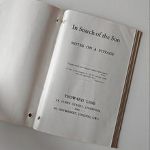 Load image into Gallery viewer, Yeoward Line 1930s Souvenir Guide Book - In Search Of The Sun, Canary Islands Cr
