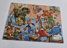 Load image into Gallery viewer, Jigsaw Puzzle Retro vintage Children Funtime Jigsaw In Wooden Box Complete
