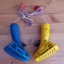 Load image into Gallery viewer, Vintage Scalextric Hand Controllers - 1970&#39;s Yellow and Blue Colour
