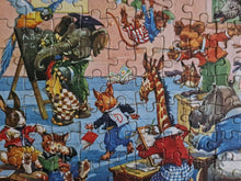 Load image into Gallery viewer, Jigsaw Puzzle Retro vintage Children Funtime Jigsaw In Wooden Box Complete
