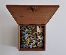 Load image into Gallery viewer, Jigsaw Puzzle Retro vintage Children Funtime Jigsaw In Wooden Box Complete
