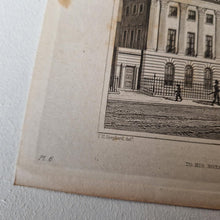 Load image into Gallery viewer, Vintage Book Plate Print Engraving, Clarence Terrace, Regent's Park Metropolitan Improvements: L

