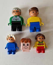 Load image into Gallery viewer, Vintage Lego Duplo Lot - 5 Old Style Duplo Figures Toys
