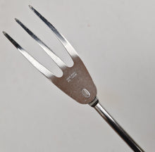 Load image into Gallery viewer, 50s 60s Vintage Retro Skyline Red Plastic Handle Kitchen Utensil Meat Fork
