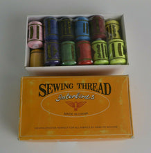 Load image into Gallery viewer, 22 x Interbirds Vintage Black Sewing Thread - 100% Polyester,King Do Way Pack
