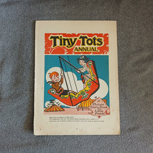 Load image into Gallery viewer, Vintage Tiny Tots Annual Title Page Book Print Illustration 35 x 25.5cm Original
