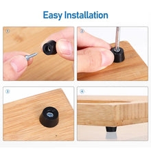 Load image into Gallery viewer, 8/80Pcs Rubber Pads Floor Protectors Non-slip Cutting Board Furniture Bumper Gasket Table Chair Leg Cover Furniture Hardware Mat
