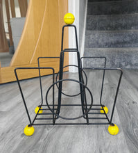 Load image into Gallery viewer, Fablulous and Funky Vintage 1950&#39;s 1960&#39;s? &#39;Sputnik&#39; &#39;Atomic&#39; Black Coated W

