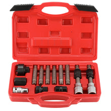 Load image into Gallery viewer, 13pcs Alternator Freewheel Pulley Removal Socket Bit Set Tool Kit Car Repair Garage
