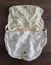 Load image into Gallery viewer, Vintage Canva Cotton Messenger Bag White Colour Made In Hong Kong Genuine Vintag
