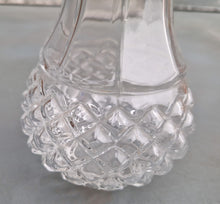 Load image into Gallery viewer, Vintage Small Clear Glass Flower Vase , Table , Window and Fireplace Deco Piece
