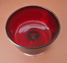 Load image into Gallery viewer, 6 X Vintage Ruby Red Sundae Dessert Glasses Luminarc France Cavalier
