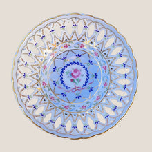 Load image into Gallery viewer, Beautiful porcelain pierced chintzy dish made by past times 1980s , Lattice Bowl - Beautiful Colours

