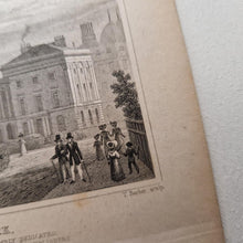 Load image into Gallery viewer, Vintage Book Plate Print Engraving, Clarence Terrace, Regent's Park Metropolitan Improvements: L
