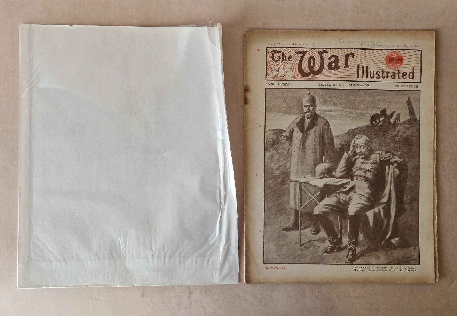 The War Illustrated No 223 Vol.9 23rd November 1918 Vintage Magazine