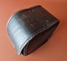 Load image into Gallery viewer, Vintage Empty Lens Case For Small Lens , Black Colour, Red Interior

