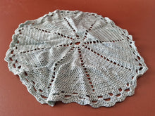Load image into Gallery viewer, 2 x Rare Crochet Doily Ornamental Round Table Place Mats , Blue Colour  Retro
