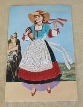 Load image into Gallery viewer, Vintage Postcard Spain Spanish Lady Silk Embroidery Unposted Condition 14.7cm X 10cm

