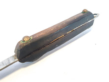 Load image into Gallery viewer, Vintage Stainless Steel Strainer Spoon Utensil, Wooden Handle, Retro Kitchenalia, 30cm Long
