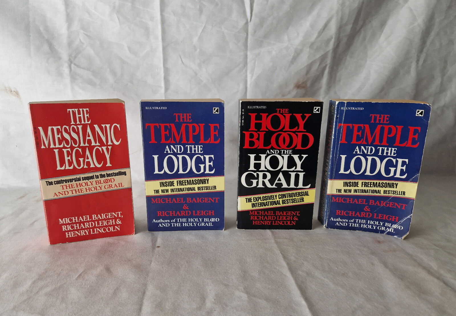 Bundle lot 4 books Religious Freemasons topic , The Temple & The Lodge , Holy