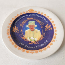 Load image into Gallery viewer, Queen Elizabeth II Diamond Jubilee Commemorative Plate – 1952-2012 – New Vintage
