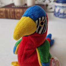 Load image into Gallery viewer, Jabber TY Beanie Baby with Tag! - 1997 Parrot Bean Bag Babies Soft Toy Plush
