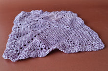 Load image into Gallery viewer, 2 x Rare Crochet Doily Ornamental Table Place Mats , Lilac Colour Vintage Retro
