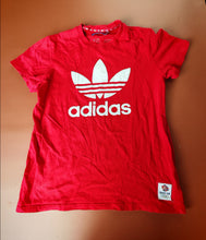 Load image into Gallery viewer, Adidas Team GB Olympic T-Shirt Unisex Size L Red Trefoil Logo Great Britain
